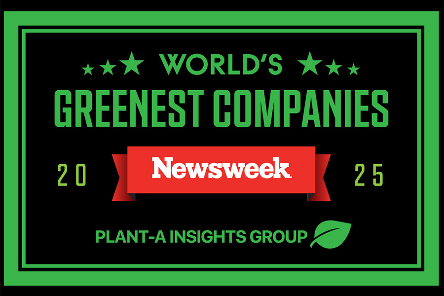 Newsweek 2025 World's Greenest Companies logo