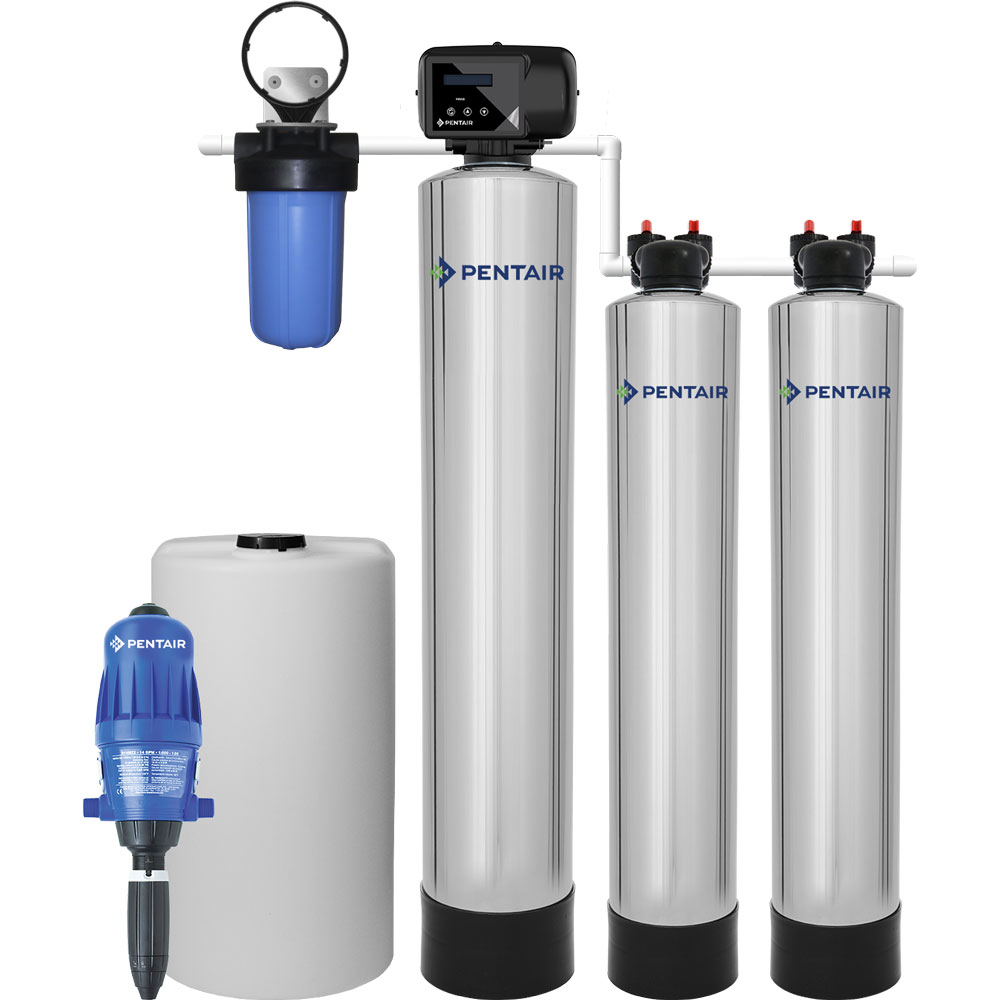 Chemfeed Chlorination, Sediment Filter, Iron Removal, Carbon Filtration, Water Softener Alternative