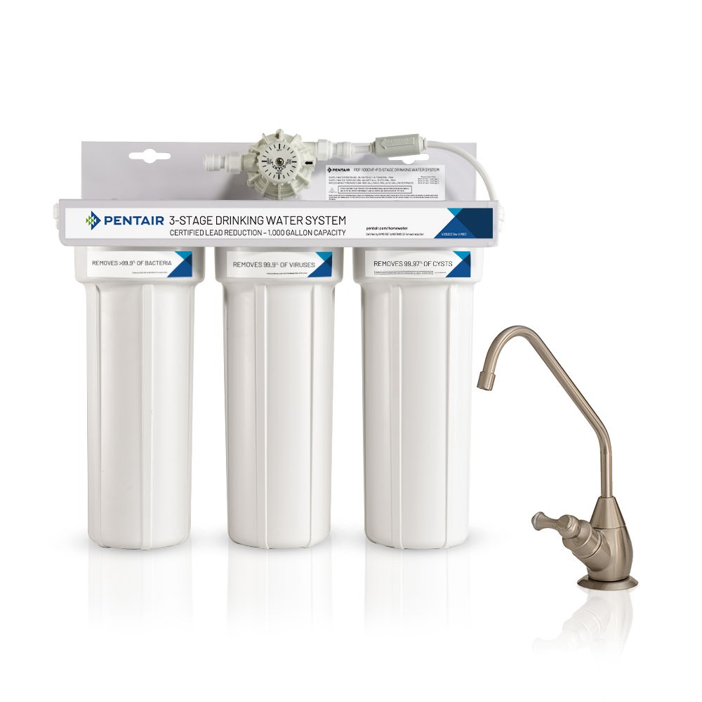 3-Stage Drinking Water System - Brushed Nickel