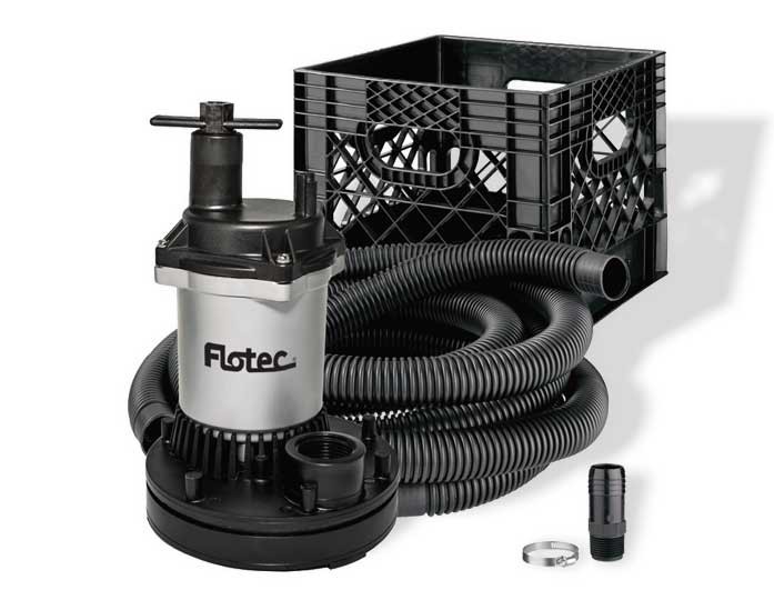 Pentair Flotec FP0S2600RP Stow & Flo All-In-One Emergency / General Utility Pump Kit