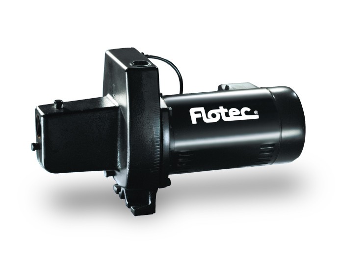 Flotec FP4022 3/4 HP Shallow Well Jet Pump - 12 GPM, 115V/230V, Thermoplastic