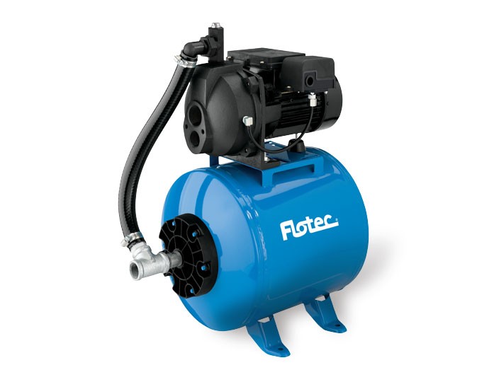 Pentair Flotec FP420515H 1/2 HP Cast Iron Convertible Deep Well Jet Pump and Tank Combo