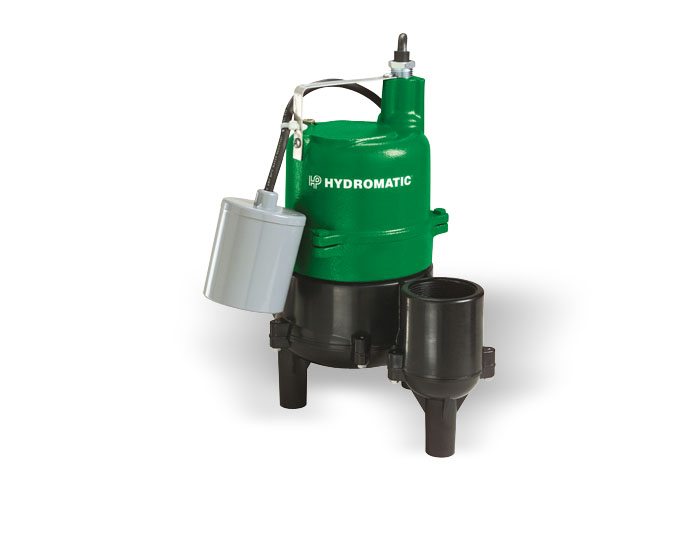 Pentair Hydromatic BV-40 Series Cast Iron/Thermoplastic Sewage Pump, Hydromatic  Water Disposal
