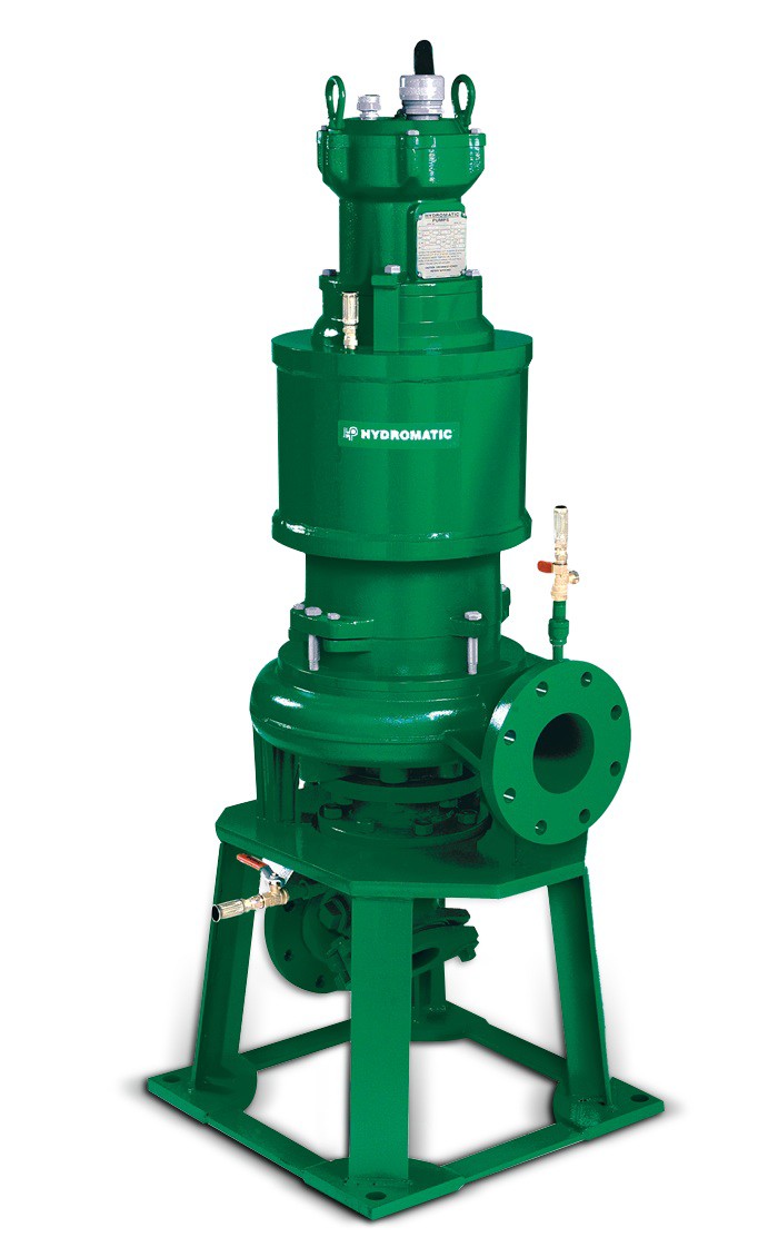 Pentair Hydromatic HD4Q 4" Discharge Submersible Solids Handling Dry Pit Pump