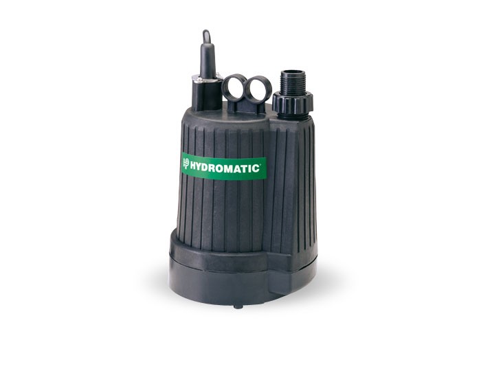 Pentair Hydromatic HUP 1/4 HP Submersible Utility Water Removal Pump