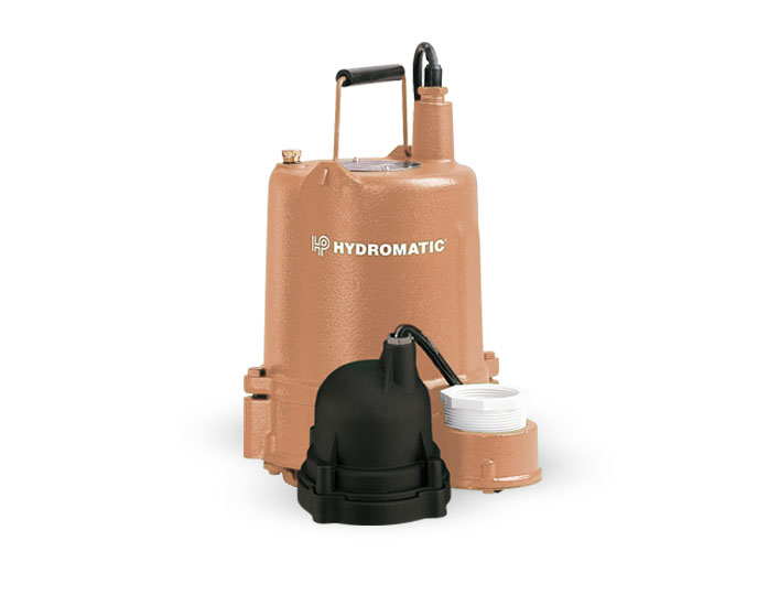Pentair Hydromatic W/D/V-A1 Cast Iron Sump Pumps, Hydromatic Water  Disposal