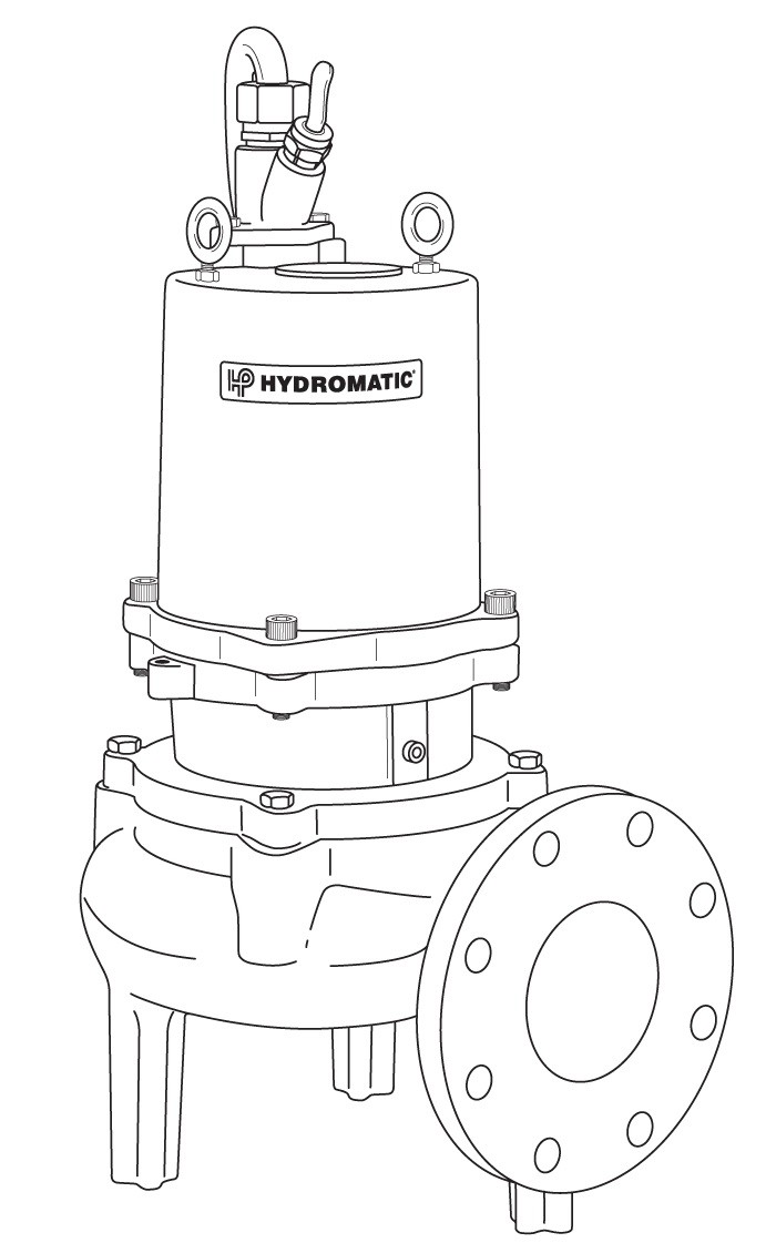 Pentair Hydromatic S4SD 4" Discharge Submersible Sewage Ejector