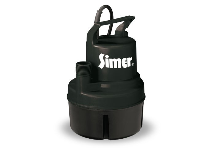 Pentair Simer 11652 1/6 HP Submersible Thermoplastic Utility Pump