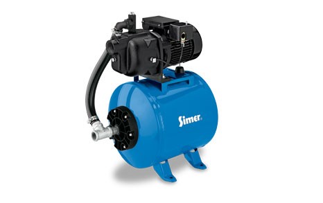 Pentair Simer 220515H 1/2 HP Shallow Well Jet Pump / Tank Combination