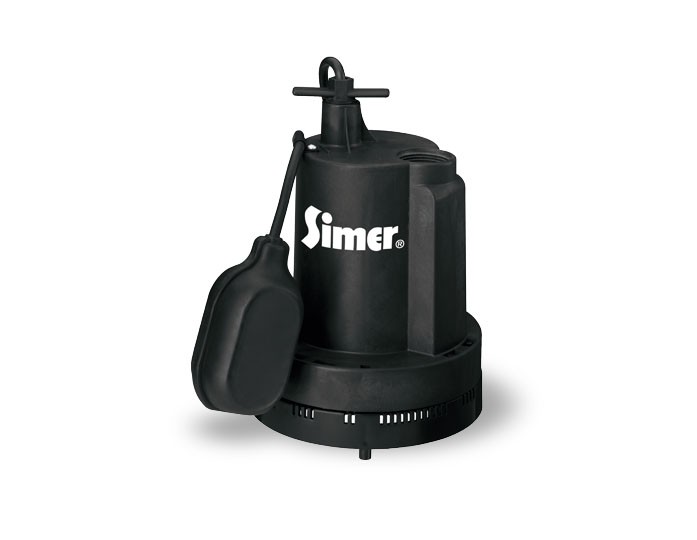 Pentair Simer 2905-04 1/4 HP Thermoplastic Submersible Sump Pump