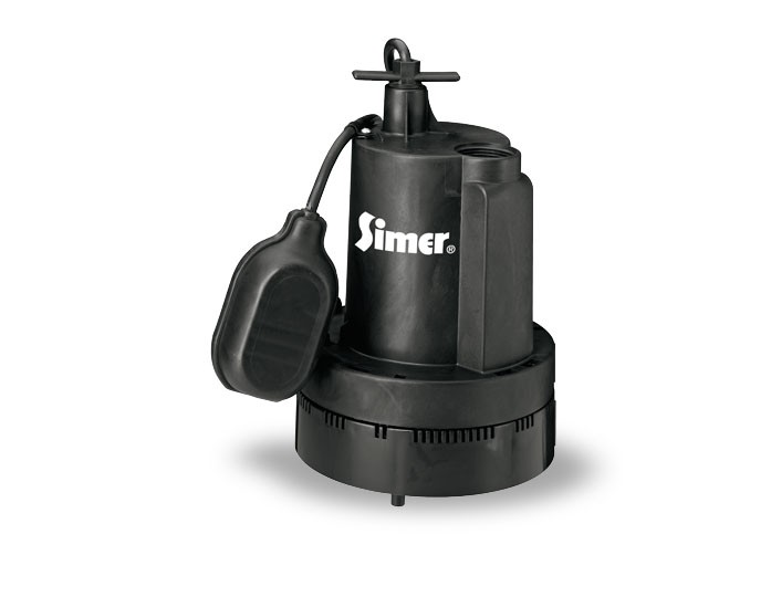 Pentair Simer 2955-04 1/3 HP Thermoplastic Submersible Sump Pump