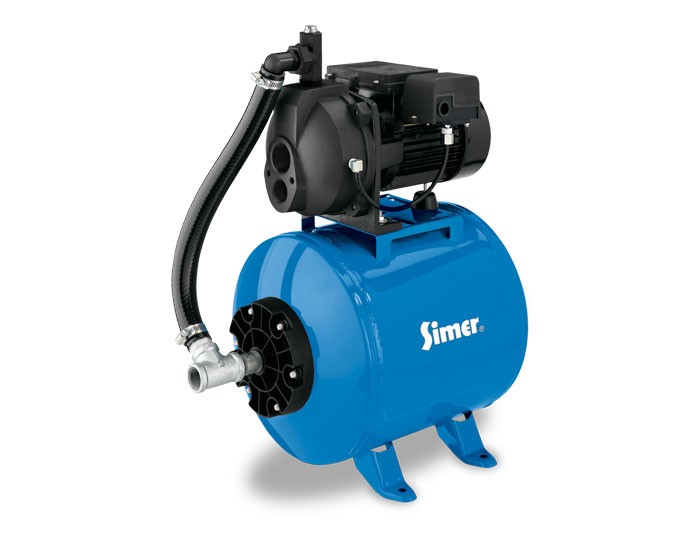 Pentair Simer 320515H 1/2 HP Convertible Deep Well Jet Pump / Tank Combination