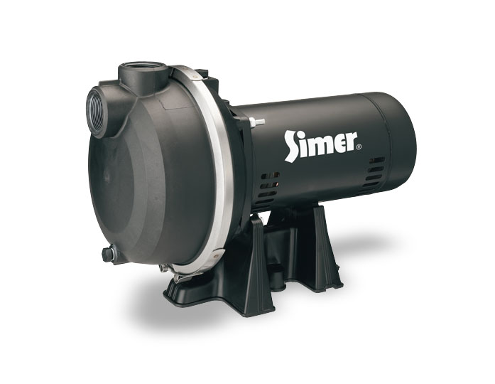 Pentair Simer 3410P 1 HP Thermoplastic Sprinkler System Pump