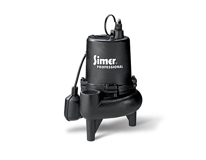Pentair Simer 5965 Professional Series 3/4 HP Cast Iron Sewage Pump