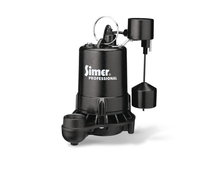 Pentair Simer 5975 3/4 HP Professional Grade Cast Iron Sump Pump