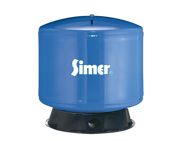 Pentair Simer VT19 19 Gallon Vertical Pre-Charged Bladder Tank