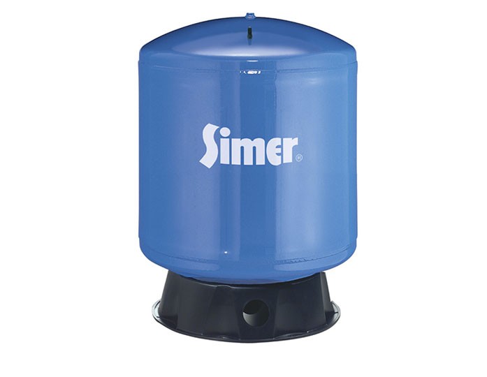 Pentair Simer VT36 35 Gallon Vertical Pre-Charged Bladder Tank