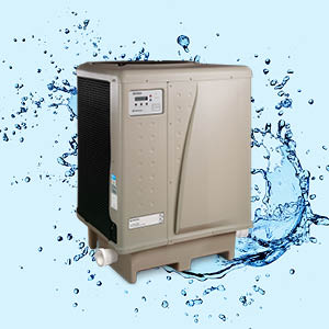 Ultratemp Pool Heater with splash background