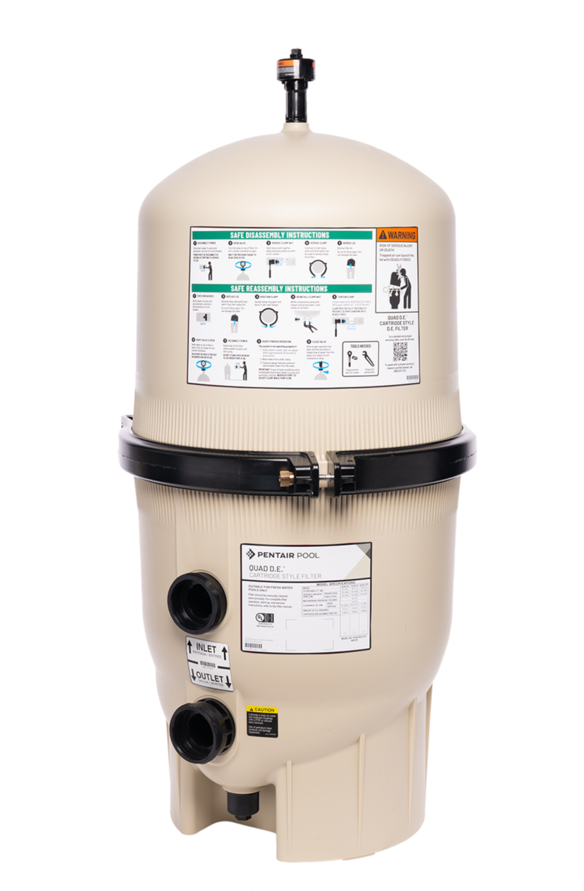 Quad D.E.® Cartridge Style Filter