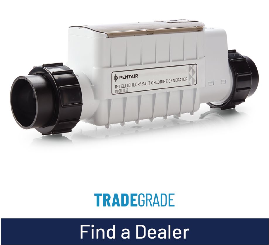IntelliChlor® Salt Chlorine Generator, tradegrade, find a dealer, product thumbnail, banner