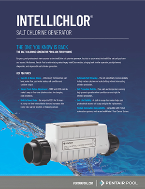 Intellichlor sell sheet cover image