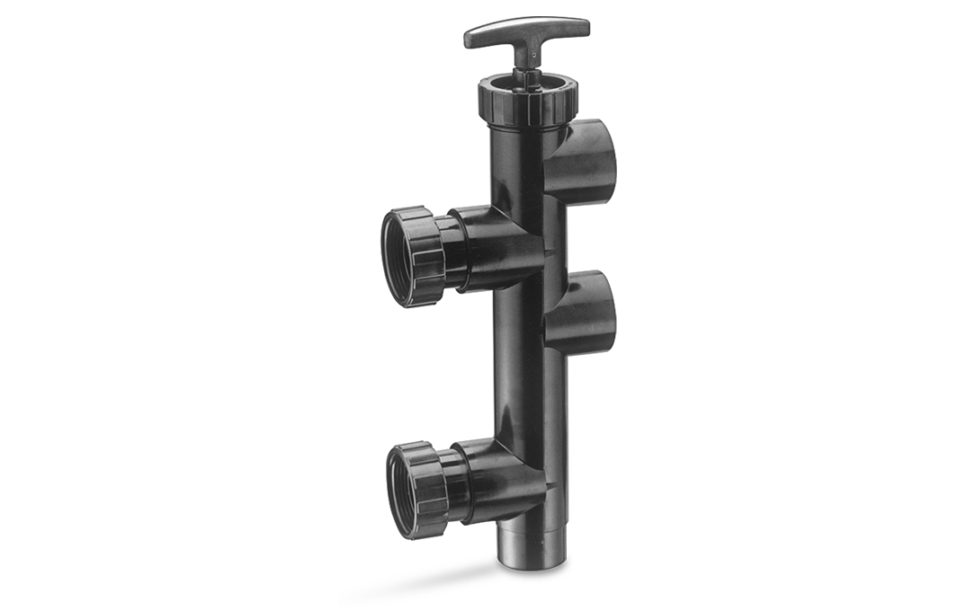 Pre-plumbed Valves - for 1-1 5 and 2 in DE and Sand Filters