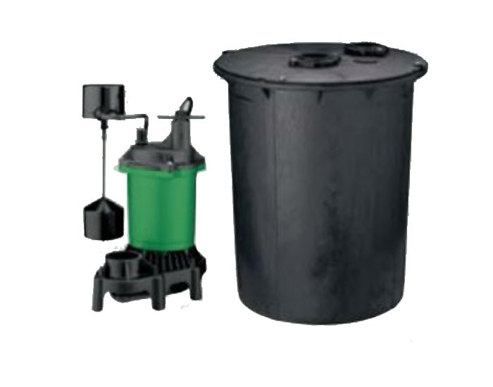 Pentair Myers MS1822 Pre-Plumbed Sump Package