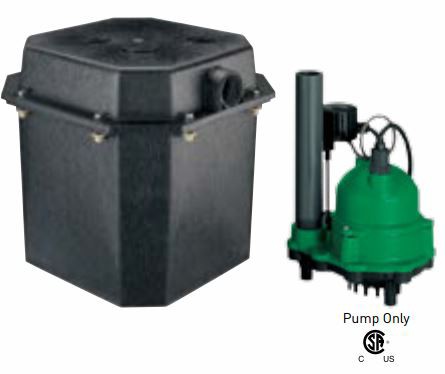 Pentair Myers ED33V1 Pre-Plumbed Sump Package
