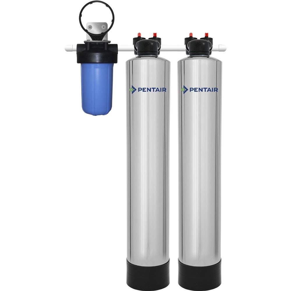 Water Filter & Pelican Water Softener Alternative Combo System (1-3 Bath)
