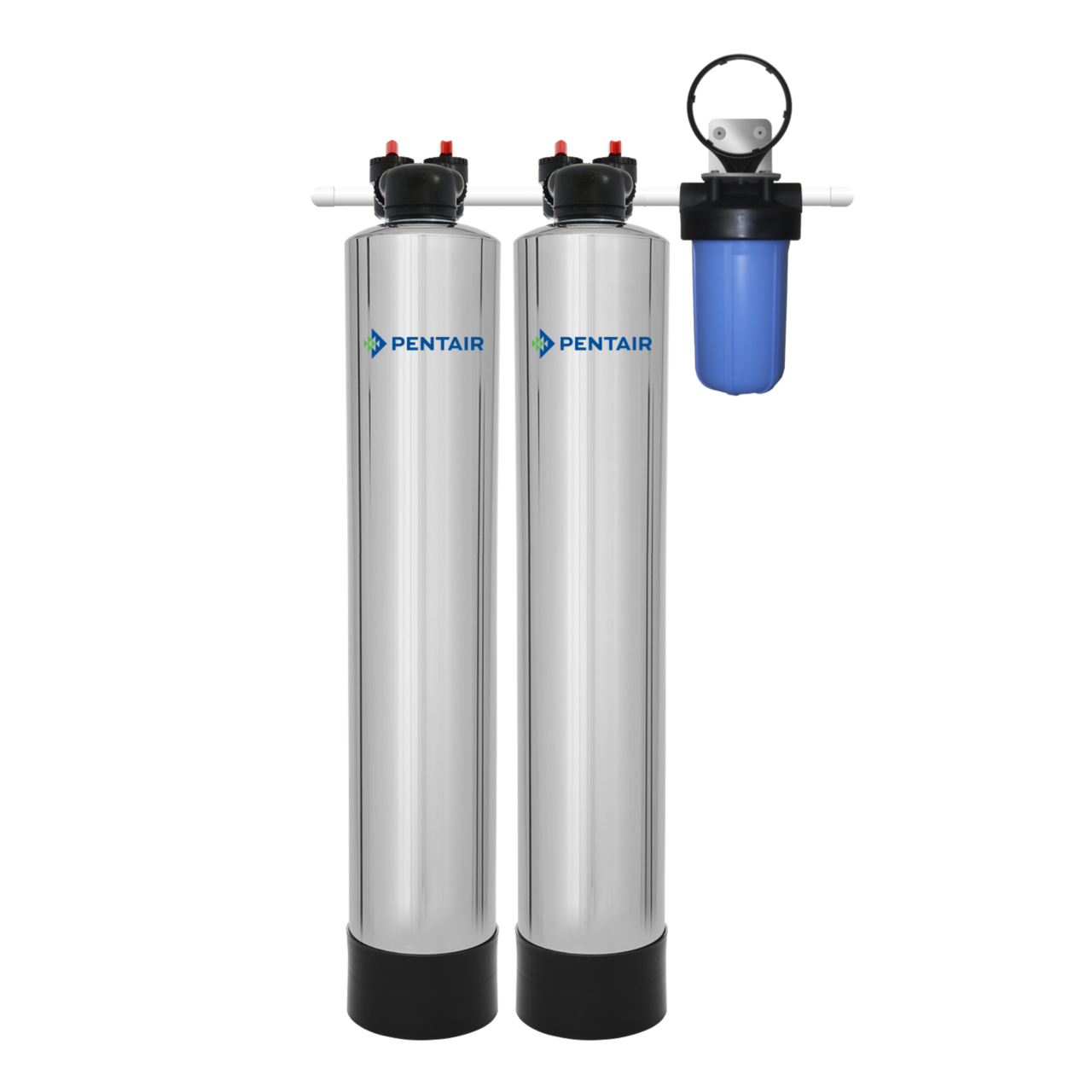 Water Filter & Pelican Water Softener Alternative Combo System (1-3 Bath)