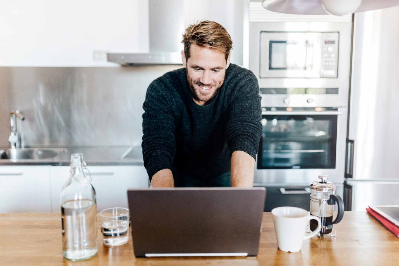 dealer working with customer on product options