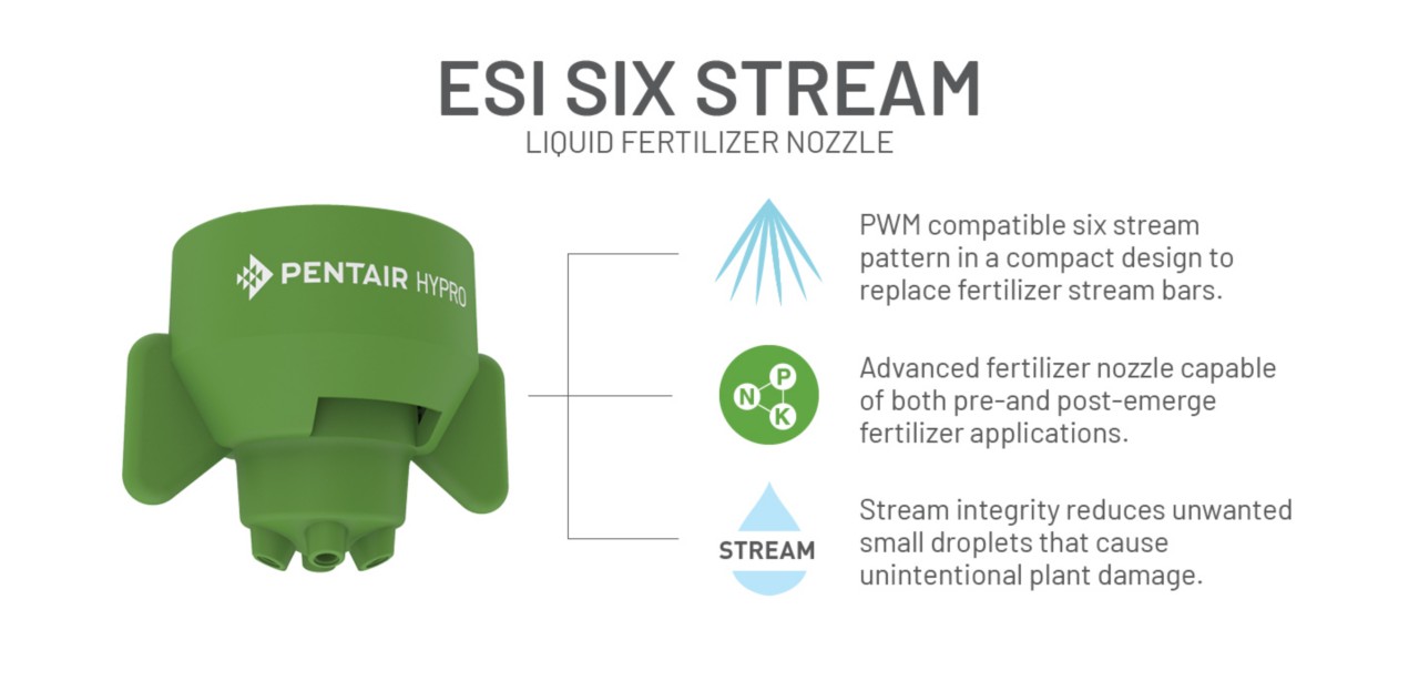 ESI Six Stream Liquid Fertilizer Nozzle