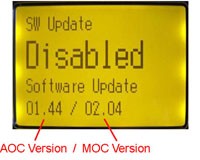 PID Software Update Screen