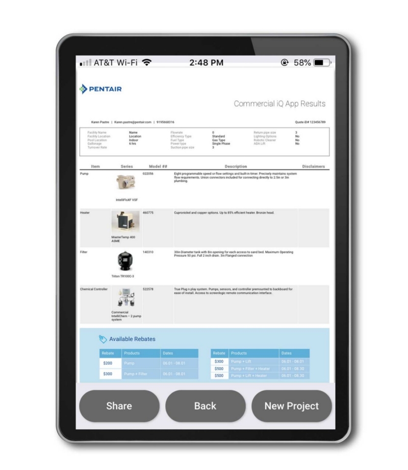 pentair commercial iq app rebate pdf export