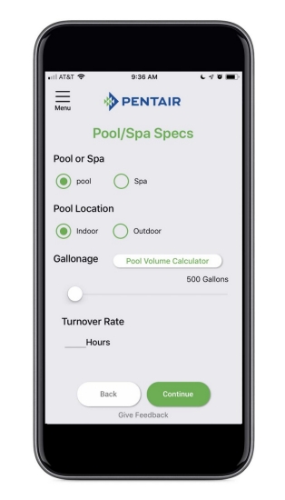 pentair commercial iq app pool spa specs