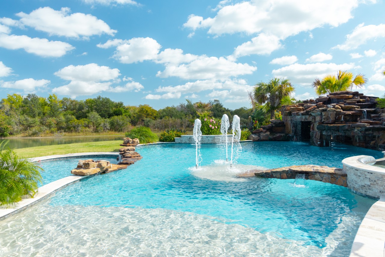 Pool builder photoshoot from Houston 