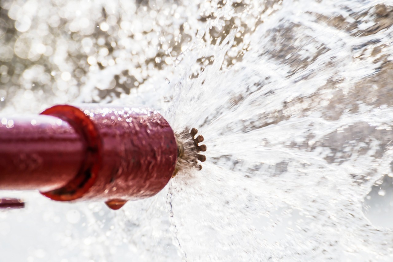 Red Spray Nozzle