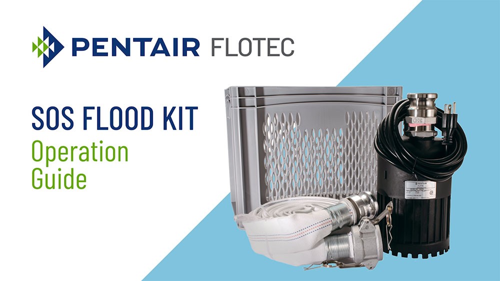 Flood Kit with pump and hose