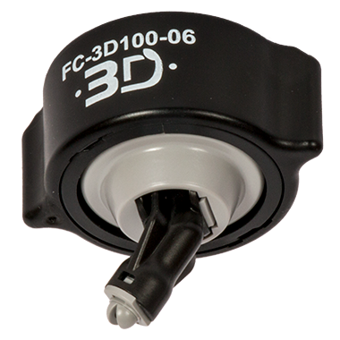 hypro, 3d, gray and black nozzle, fc-3d100-06, png, transparent background