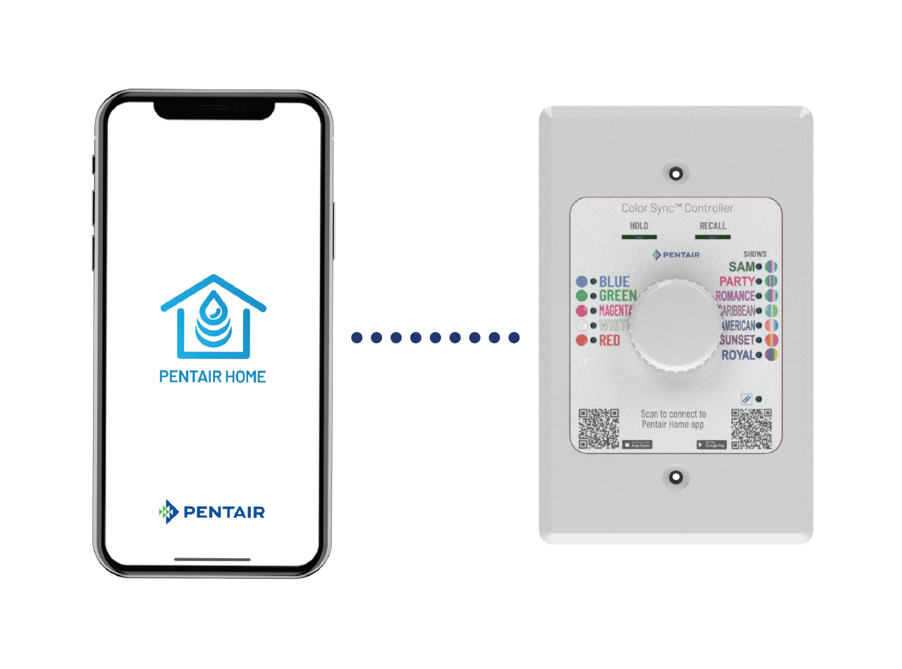 color sync and home app module for IntelliBrite webpage PDP