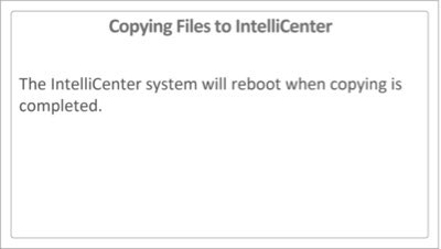 copying files to intellicenter