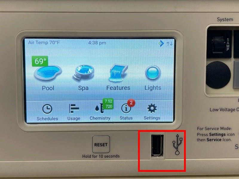 usb port location