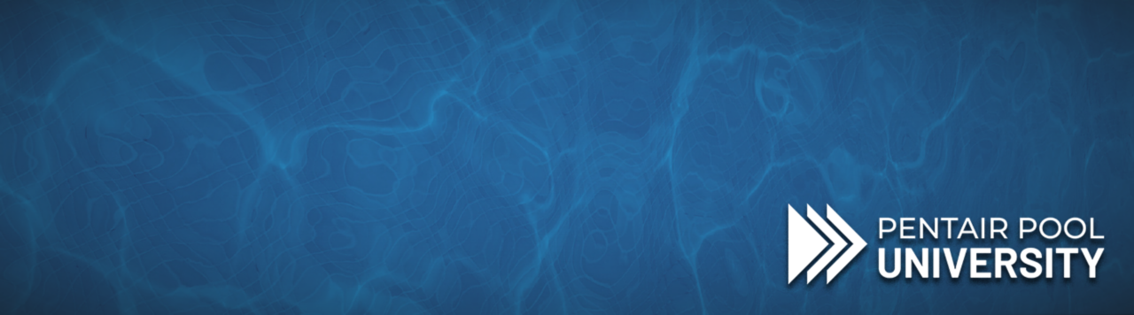 Water with Pentair Pool University Logo