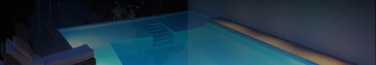 a pool at night