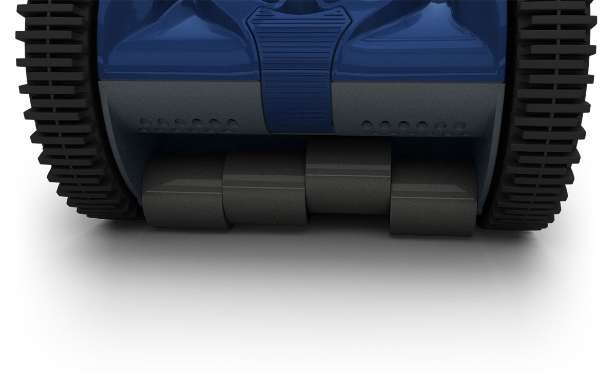 Blue and grey pool cleaner