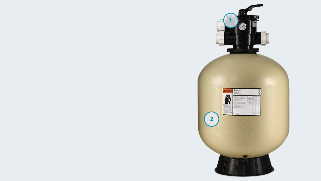 Tagelus Top Mount Filter Components