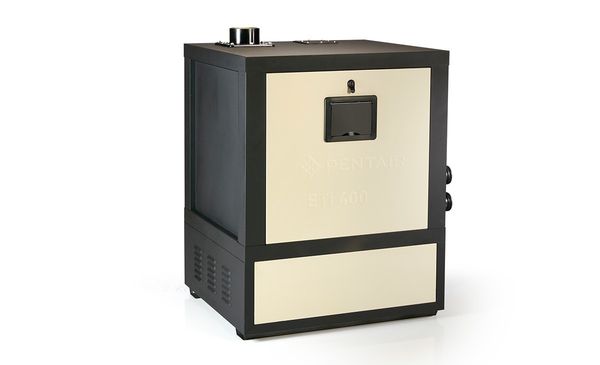 ETi 400 High Efficiency Gas Heater Side View