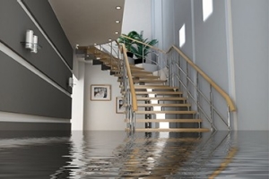 Basement flood with staircase 370x246