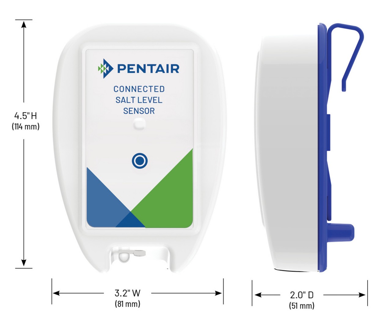 connected salt sensor dimensions