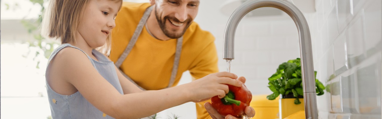Cooking with filtered water